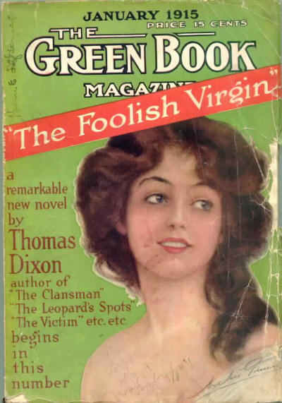 GREEN BOOK MAGAZINE magazine side cover January 1915