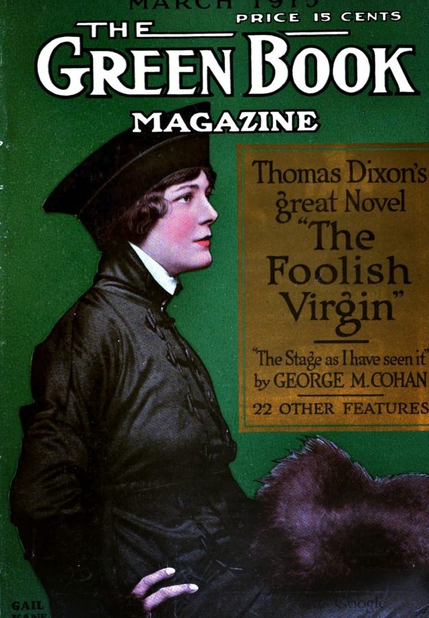 GREEN BOOK MAGAZINE magazine side cover March 1915