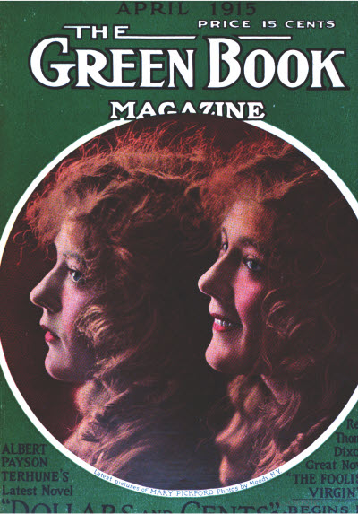 GREEN BOOK MAGAZINE magazine side cover April 1915