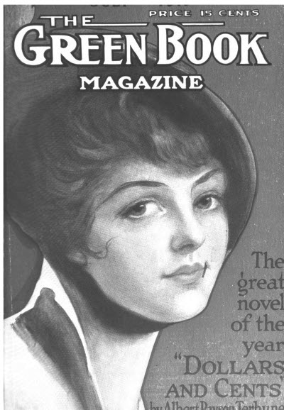GREEN BOOK MAGAZINE magazine side cover July 1915