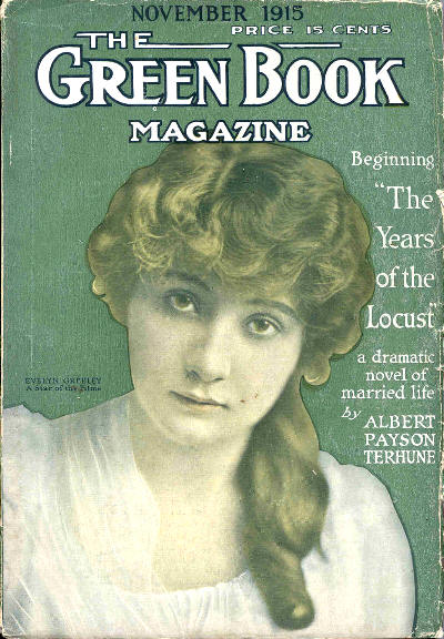 GREEN BOOK MAGAZINE magazine side cover November 1915