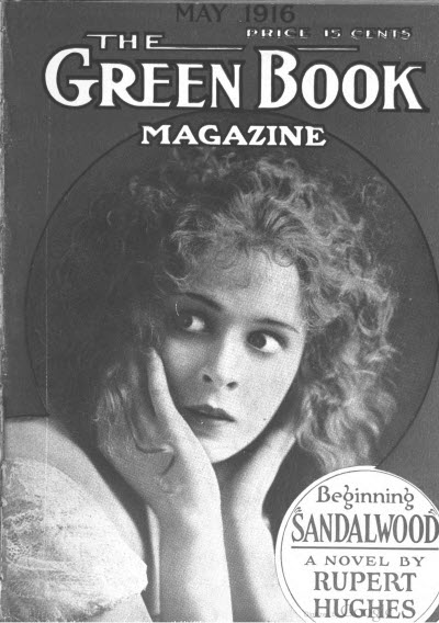 GREEN BOOK MAGAZINE magazine side cover May 1916