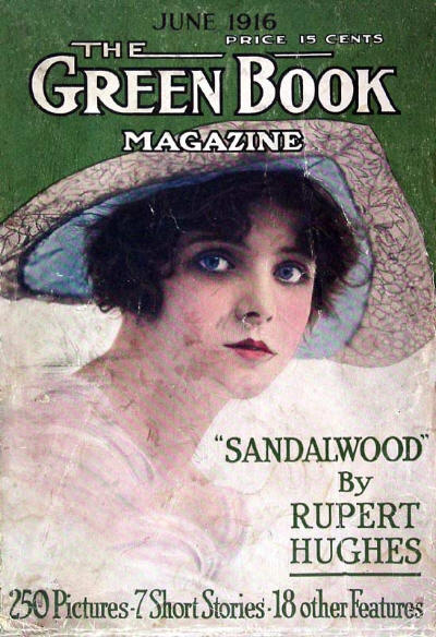 GREEN BOOK MAGAZINE magazine side cover June 1916
