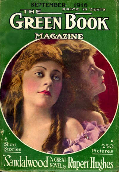 GREEN BOOK MAGAZINE magazine side cover September 1916