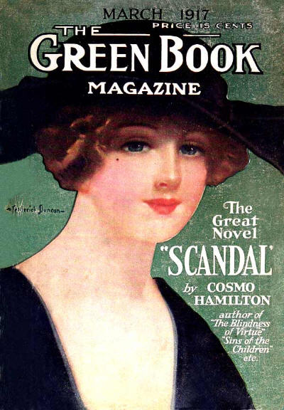 GREEN BOOK MAGAZINE magazine side cover March 1917