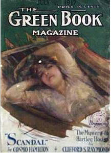 GREEN BOOK MAGAZINE magazine side cover July 1917