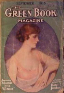 GREEN BOOK MAGAZINE magazine side cover September 1918