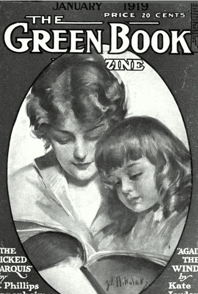GREEN BOOK MAGAZINE magazine side cover January 1919