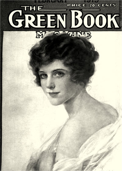 GREEN BOOK MAGAZINE magazine side cover February 1919