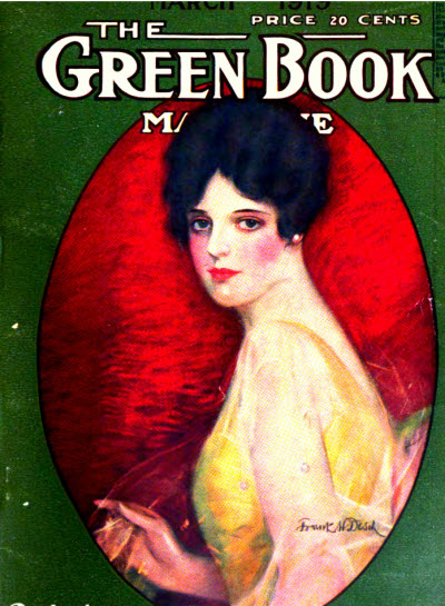 GREEN BOOK MAGAZINE magazine side cover March 1919