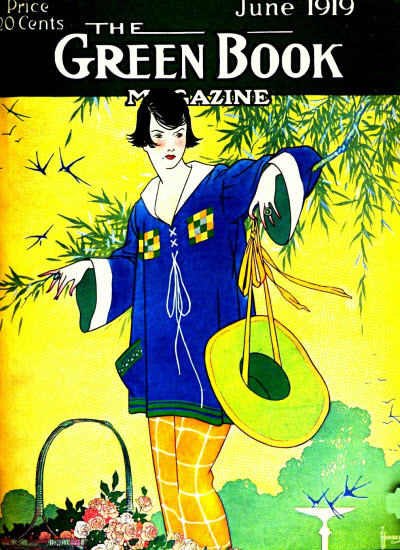 GREEN BOOK MAGAZINE magazine side cover June 1919