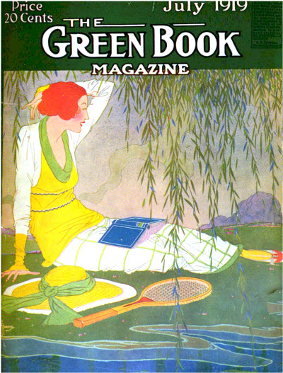 GREEN BOOK MAGAZINE magazine side cover July 1919