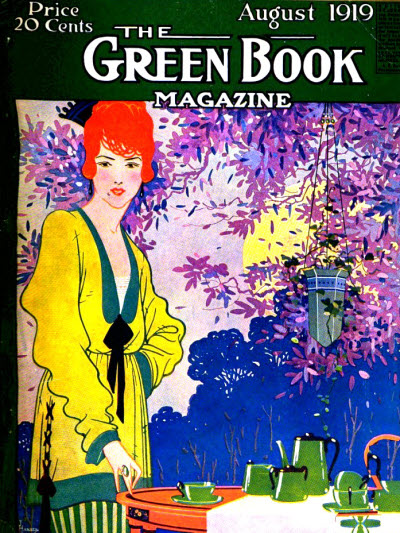 GREEN BOOK MAGAZINE magazine side cover August 1919