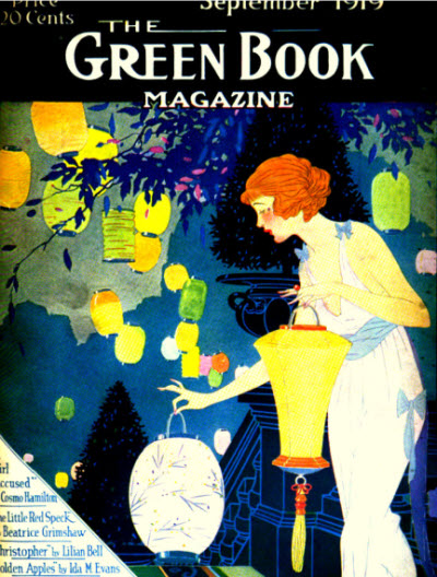 GREEN BOOK MAGAZINE magazine side cover September 1919