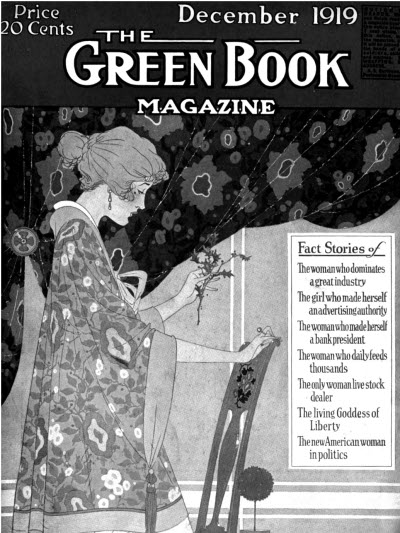 GREEN BOOK MAGAZINE magazine side cover December 1919