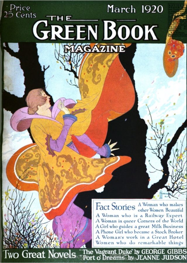 GREEN BOOK MAGAZINE magazine side cover March 1920