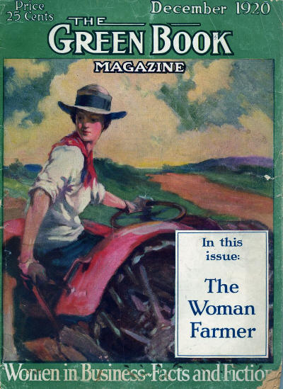 GREEN BOOK MAGAZINE magazine side cover December 1920