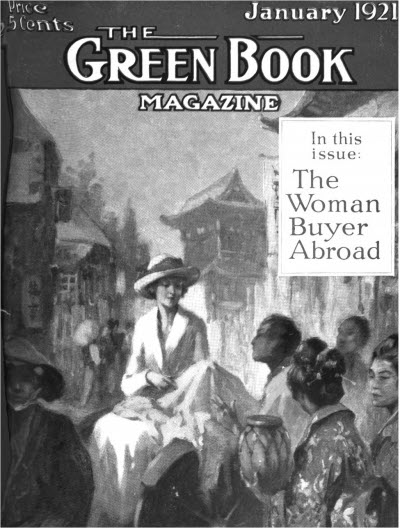 GREEN BOOK MAGAZINE magazine side cover January 1921
