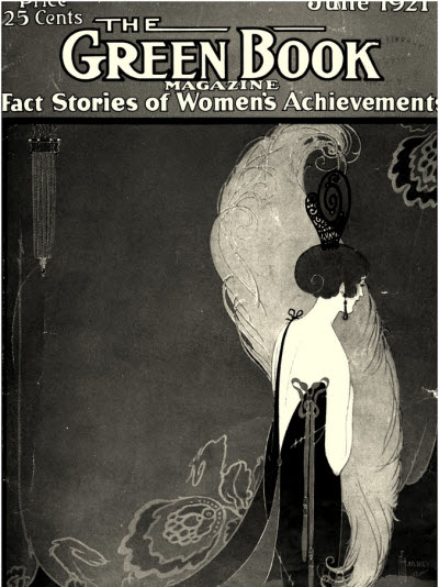 GREEN BOOK MAGAZINE magazine side cover June 1921