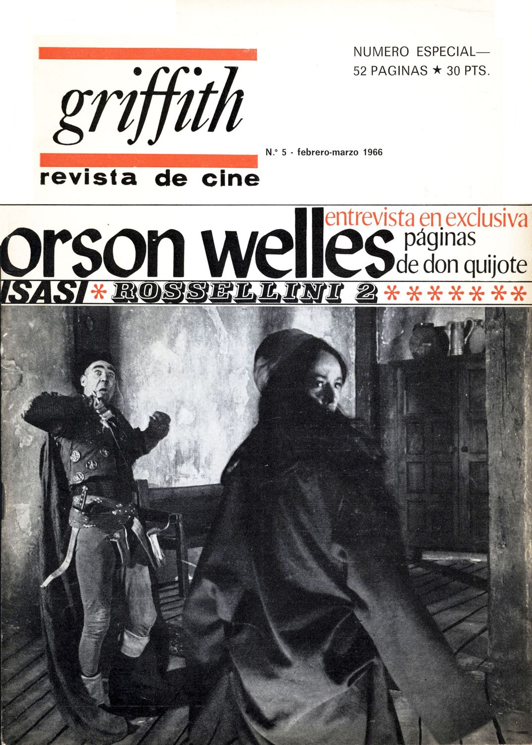 GRIFFITH magazine side cover Issue 5  1966