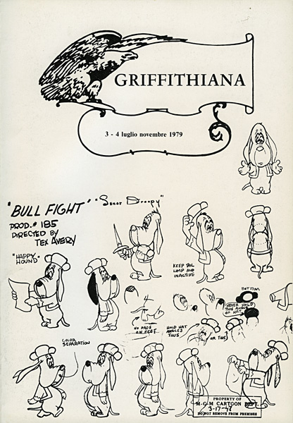 GRIFFITHIANA magazine side cover Issue 3/4 July 1979