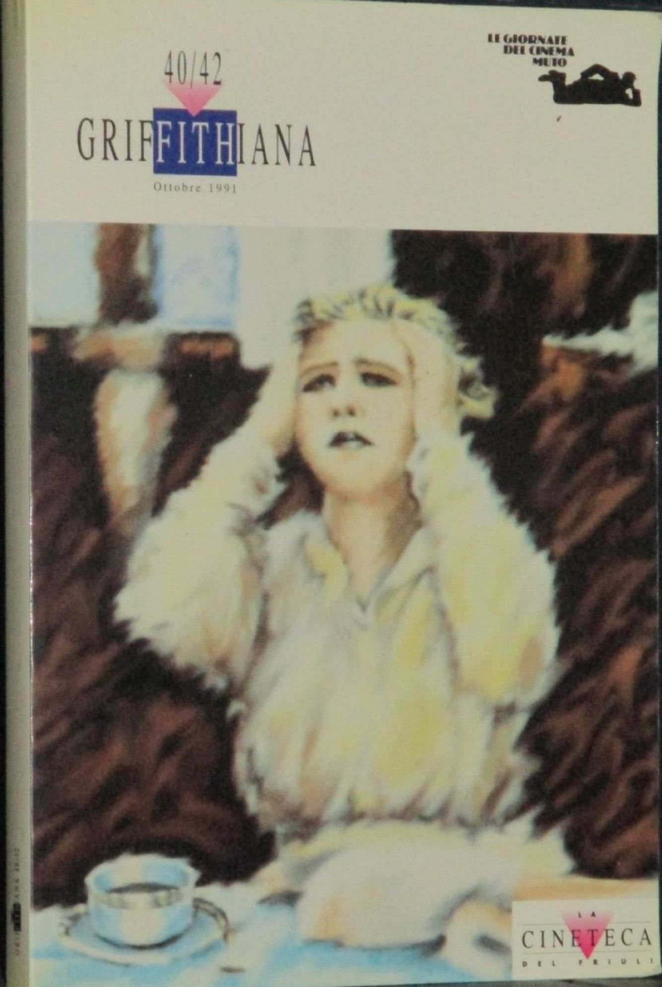GRIFFITHIANA magazine side cover Issue 40/41/42 October 1991