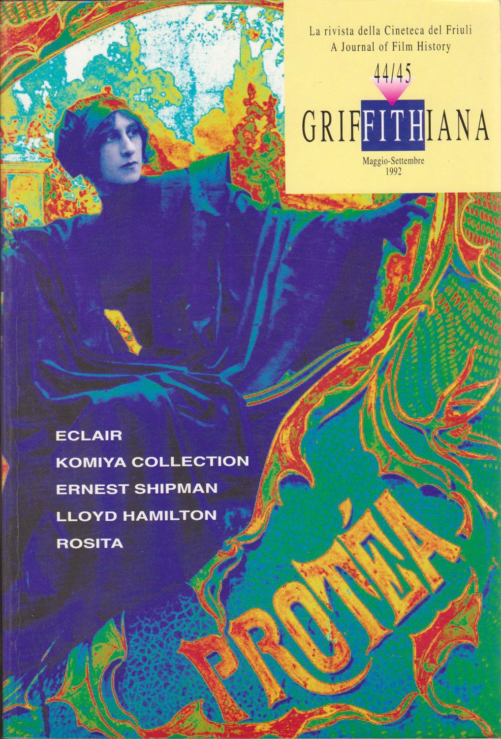 GRIFFITHIANA magazine side cover Issue 44/45 May-September 1992