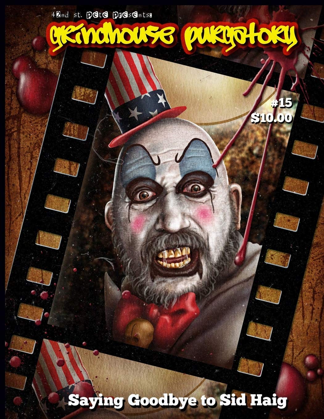 GRINDHOUSE PURGATORY magazine side cover Issue 15  March 2020