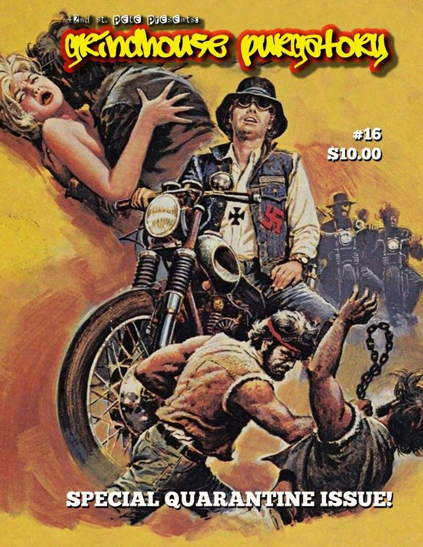 GRINDHOUSE PURGATORY magazine side cover Issue 16  June 2020