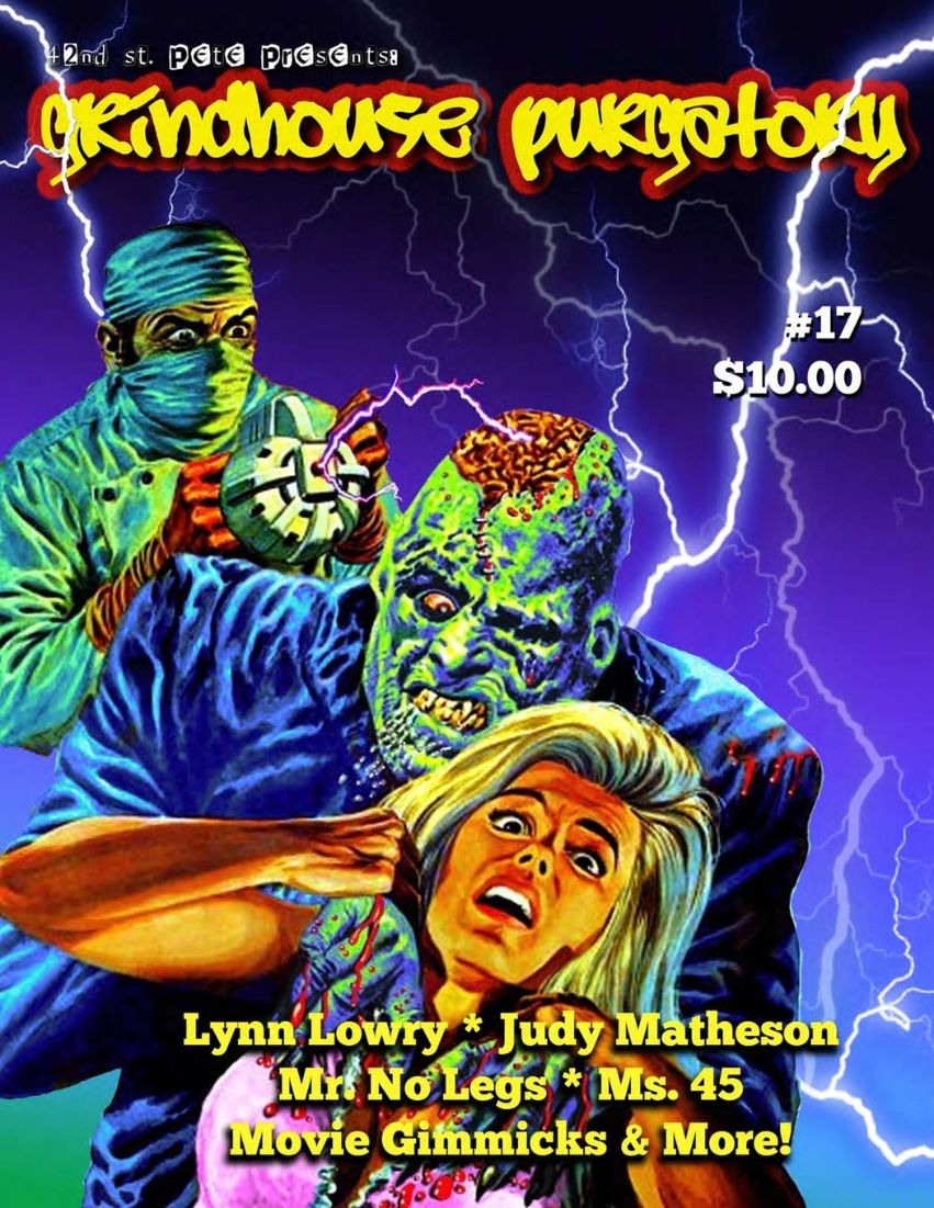 GRINDHOUSE PURGATORY magazine side cover Issue 17  September 2020