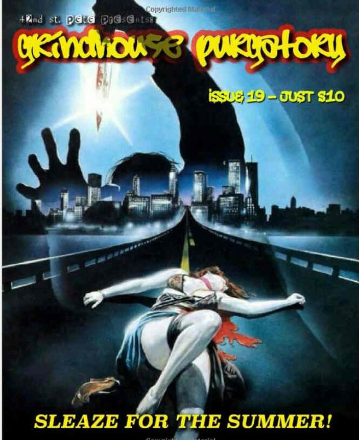 GRINDHOUSE PURGATORY magazine side cover Issue 19  June 2021
