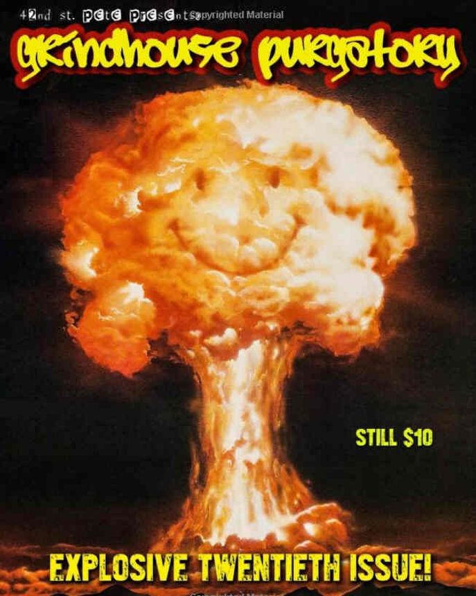 GRINDHOUSE PURGATORY magazine side cover Issue 20  September 2021