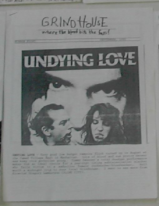 GRINDHOUSE (J.ADLER) magazine side cover Issue 8  