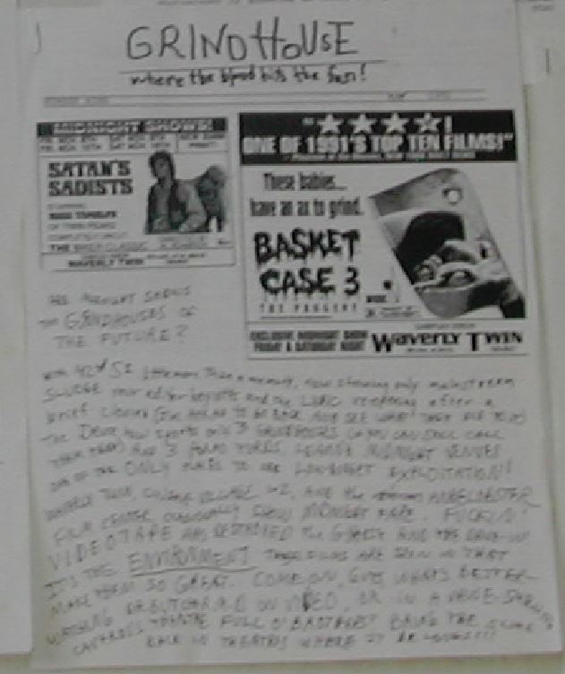 GRINDHOUSE (J.ADLER) magazine side cover Issue 9  