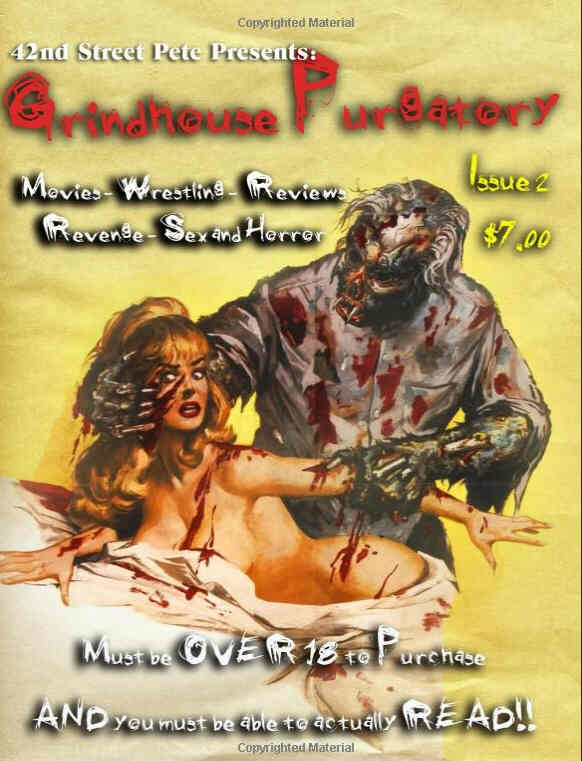 GRINDHOUSE PURGATORY magazine side cover Issue 2 September 2013