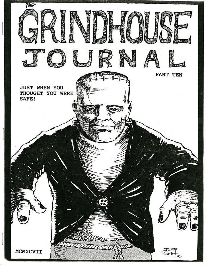 GRINDHOUSE (VINCE BASILICATO) magazine side cover Issue 10   