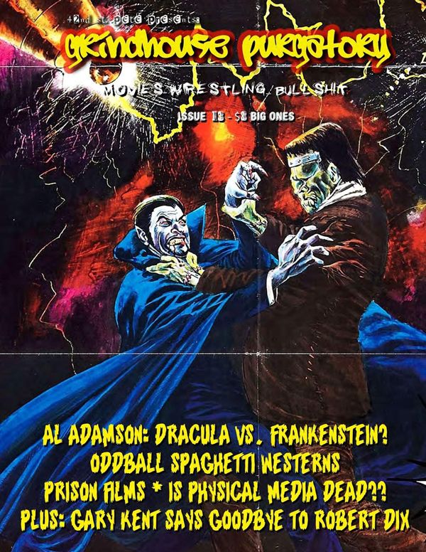 GRINDHOUSE PURGATORY magazine side cover Issue 13   2019