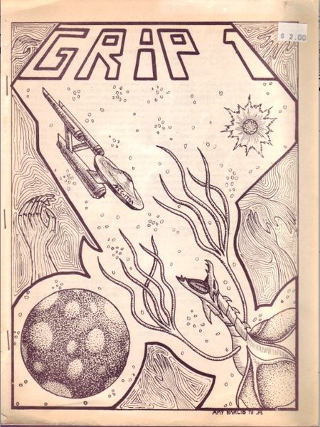 GRIP magazine side cover Issue 1 February 1978