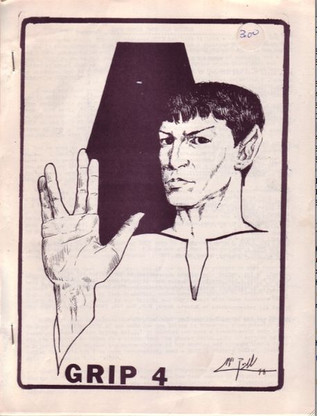 GRIP magazine side cover Issue 4 April 1979