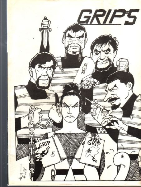 GRIP magazine side cover Issue 5 September 1979