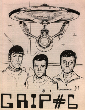 GRIP magazine side cover Issue 6 February 1980