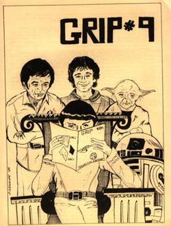 GRIP magazine side cover Issue 9 April 1981