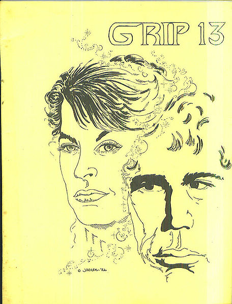 GRIP magazine side cover Issue 13 July 1982