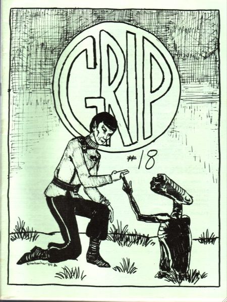 GRIP magazine side cover Issue 18 July 1984