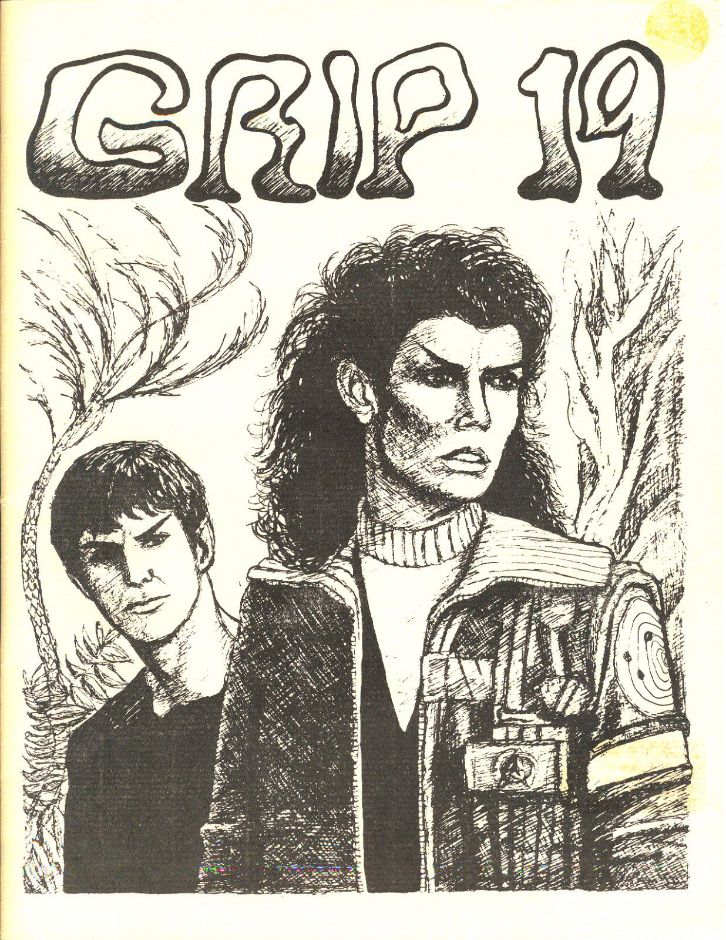 GRIP magazine side cover Issue 19  November 1984