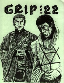 GRIP magazine side cover Issue 22 November 1985