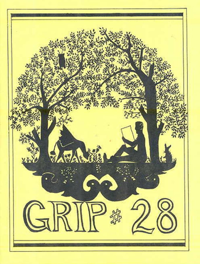 GRIP magazine side cover Issue 28 November 1987