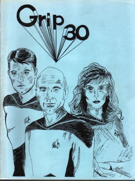 GRIP magazine side cover Issue 30 July 1988