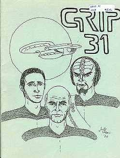 GRIP magazine side cover Issue 31 November 1988