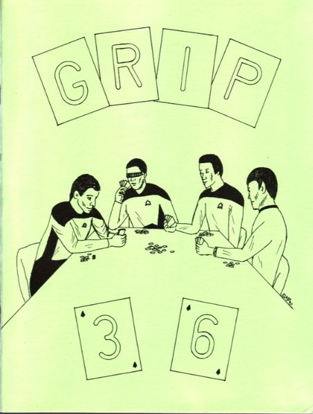 GRIP magazine side cover Issue 36 July 1990